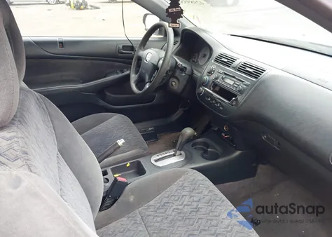 2001 Honda Civic Lx из США, поврежденный, VIN 1HGEM22501L085230